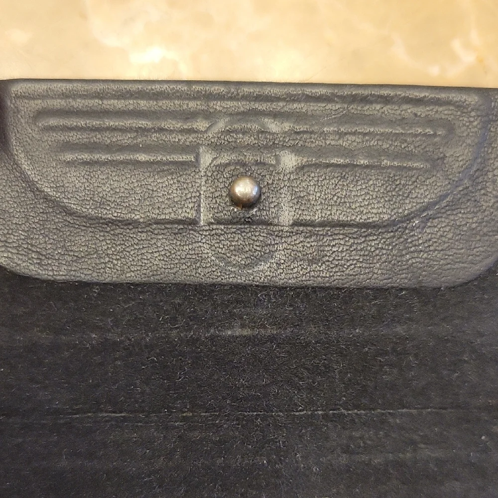 Black Leather I D. Wallet